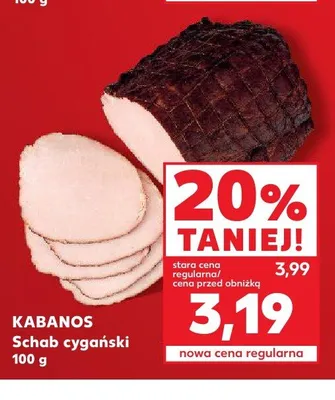 Schab cygański Kabanos promocja w Kaufland