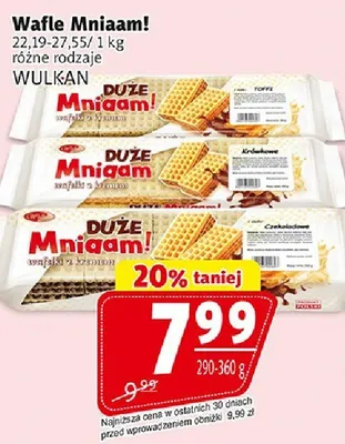 Wafle - różne rodzaje promocja w Prim Market