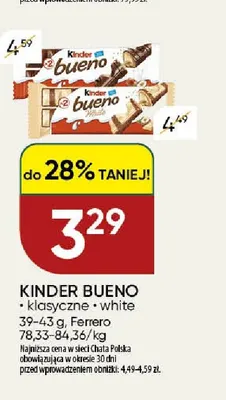Kinder Bueno klasyczne promocja w Chata Polska