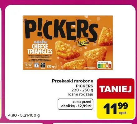 Przekąski mrożone Pickers McCain promocja w Carrefour Express
