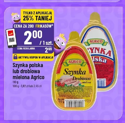 Szynka polska Agrico promocja w POLOmarket