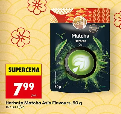Herbata Matcha Asia Flavours promocja w Biedronka