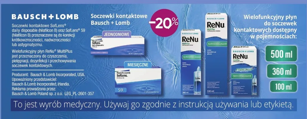 Soczewki kontaktowe promocja w Super-Pharm
