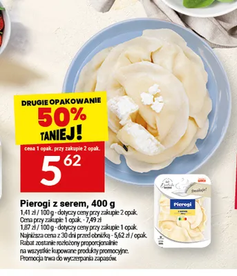Pierogi z serem Białecki Kuchnia promocja w Twój Market