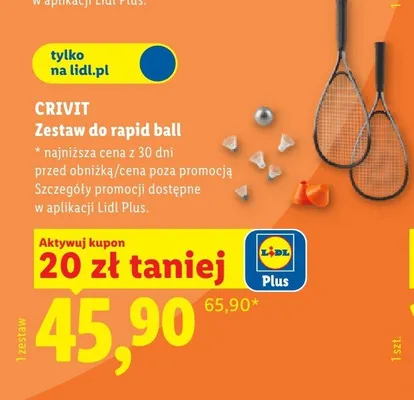 Zestaw do rapid ball promocja w Lidl