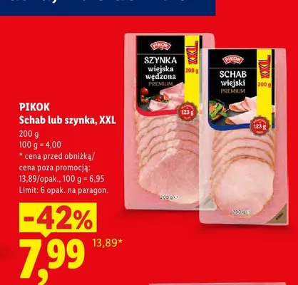 Schab XXL Pikok promocja w Lidl