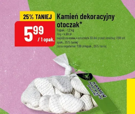 Kamień dekoracyjny otoczak promocja w POLOmarket
