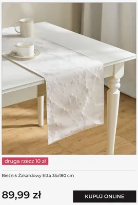 Bieżnik żakardowy Etta 35x180 cm home & you promocja w home&you