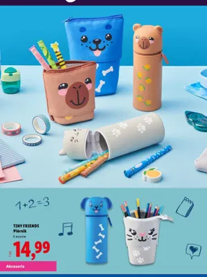 Piórnik Tiny Friends promocja w Lidl