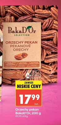 Orzechy pekan BakaD'Or promocja w Biedronka