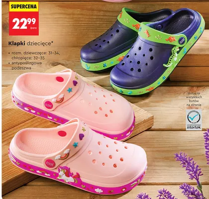 Klapki dziecięce promocja w Biedronka