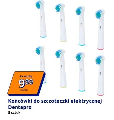 Końcówki do szczoteczki elektrycznej promocja w Action