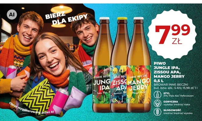 Piwo Zissou APA Browar Inne Beczki promocja w Duży Ben
