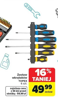 Zestaw wkrętaków, 6 szt. promocja w Carrefour