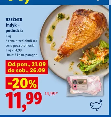 Indyk podudzia Rzeźnik promocja w Lidl