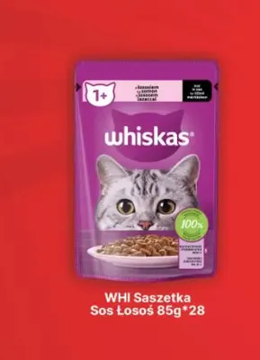 Karma dla kota Whiskas saszetka sos łosoś promocja w API Market