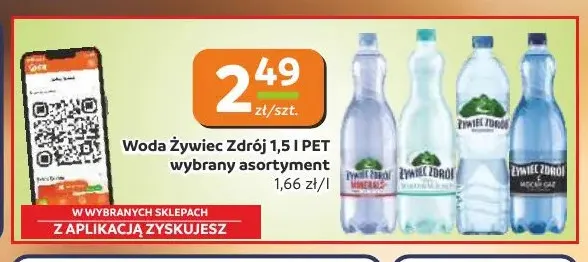 Woda Żywiec Zdrój promocja w Gama