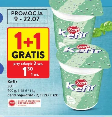 Kefir Zott promocja w Intermarche