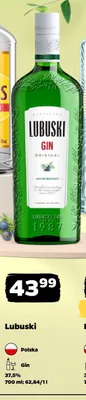 Gin Lubuski Original promocja w Netto