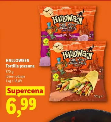Tortilla pszenna Halloween promocja w Lidl