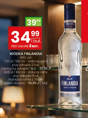 Wódka Finlandia promocja w Twój Market