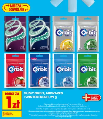 Guma do żucia Orbit Strawberry promocja w Biedronka