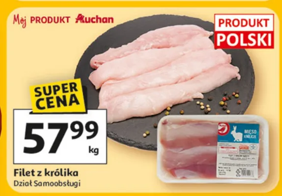 Filet z królika Dział Samoobsługi promocja w Auchan