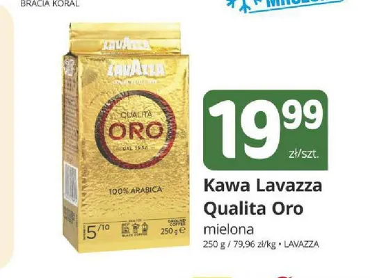 Kawa mielona Lavazza Qualita Oro promocja w Marketvita