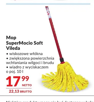 Mop SuperMocio Soft Vileda promocja w Makro