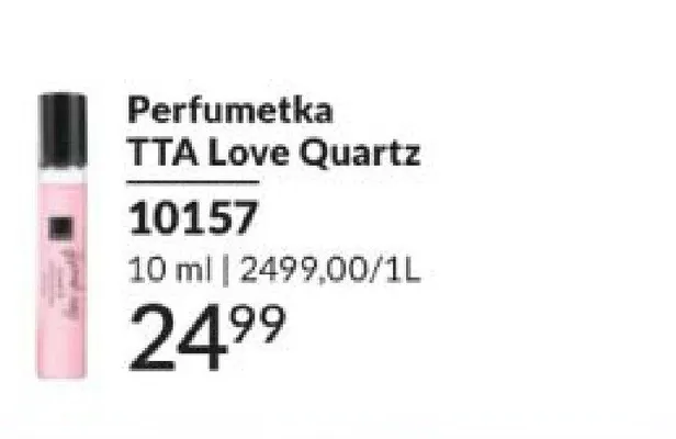 Perfumetka TTA Love Quartz promocja w AVON