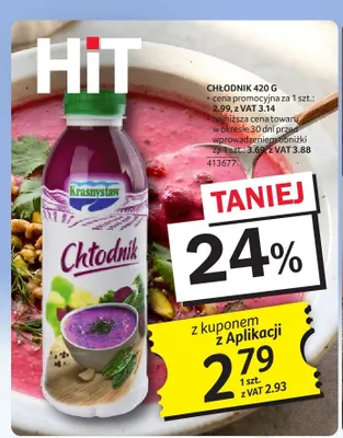 Chłodnik Krasnystaw promocja w Selgros