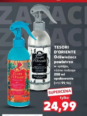 Odświeżacz powietrza w sprayu Tesori d'Oriente promocja w Kaufland