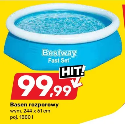 Basen rozporowy promocja w Bricomarche