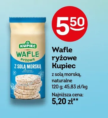 Wafle ryżowe Kupiec promocja w Żabka