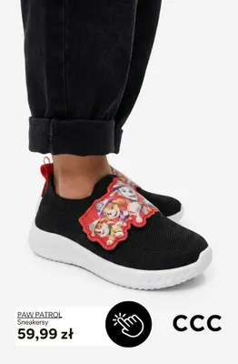 Sneakersy Paw Patrol promocja w CCC