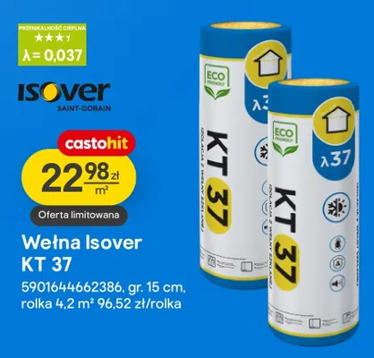 Wełna KT 37 promocja w Castorama