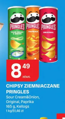 Chipsy ziemniaczane Pringles Paprika promocja w Chorten