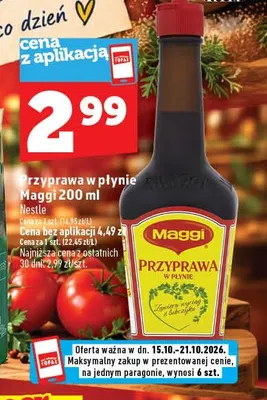 Przyprawa w płynie Maggi promocja w TOPAZ