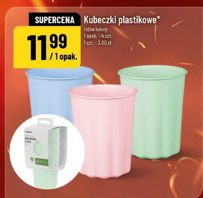 Kubeczki plastikowe promocja w POLOmarket