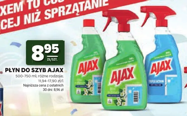 Płyn do szyb Ajax promocja w Stokrotka