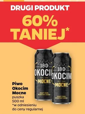 Piwo Okocim Mocne puszka promocja w Netto