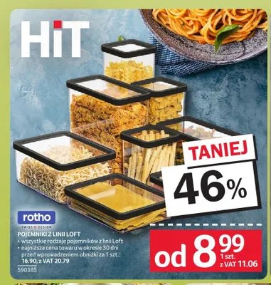 Pojemniki z linii Loft Rotho promocja w Selgros