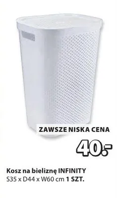 Kosz na bieliznę promocja w Jysk
