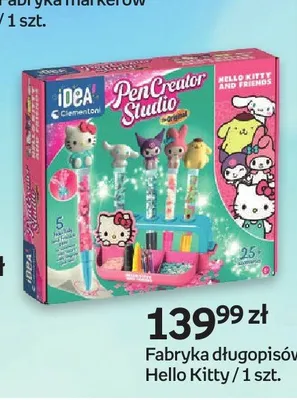 Fabryka długopisów Hello Kitty Clementoni IDEA Pen Creator Studio promocja w Empik