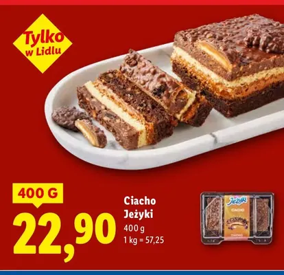 Ciasto Jeżyki promocja w Lidl