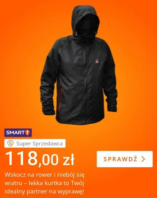 Lekka kurtka promocja w Allegro
