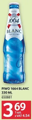 Piwo 1664 Blanc 650881 promocja w Selgros