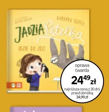 Książka Jadzia Pętelka idzie do zoo oprawa twarda promocja w Empik