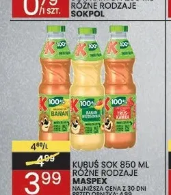 Sok Kubuś promocja w Wafelek