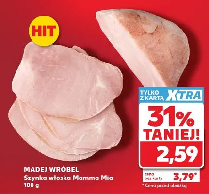 Szynka włoska Mamma Mia promocja w Kaufland